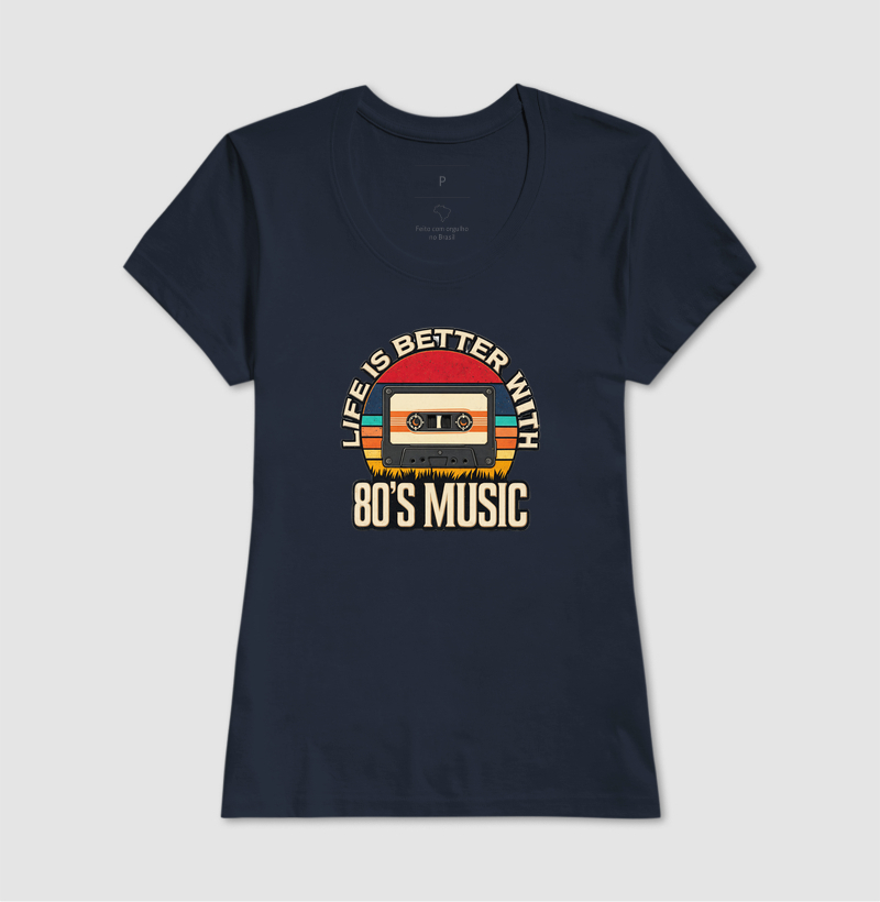 Camiseta Music 80 Retro - Imagem 7