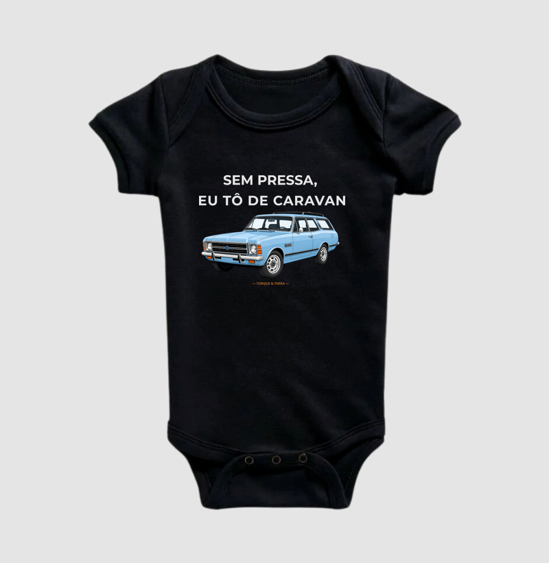 Sem pressa, eu tô de Caravan - azul claro - Imagem 2