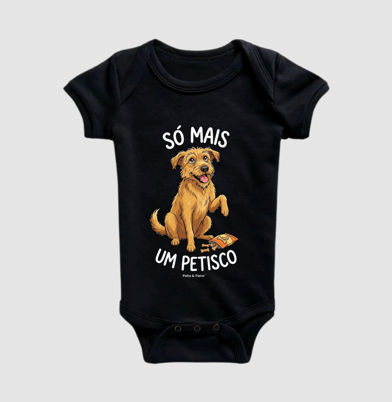 BODY BEBÊ VIRA-LATA FIAPO DE MANGA PETISCO - Imagem 2