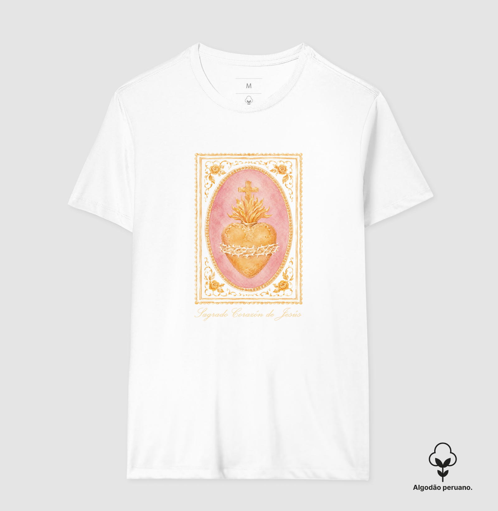 Tshirt Sagrado Corazón de Jesús - Imagem 3