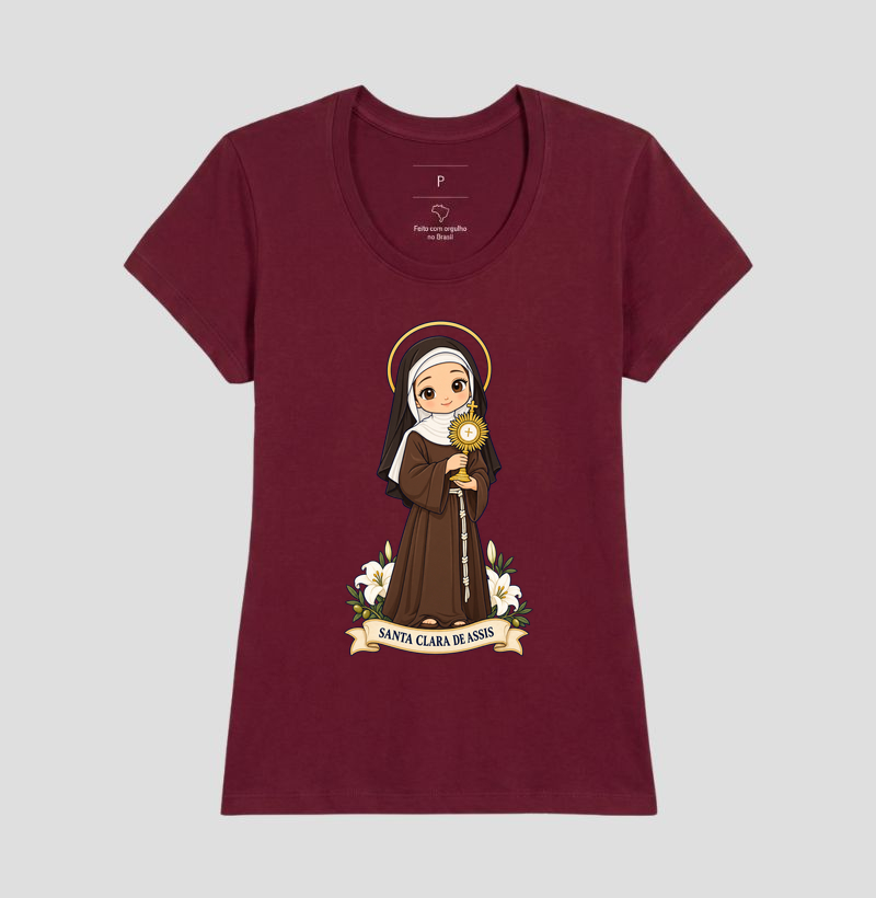 Santa Clara de Assis estilo chibi - Imagem 17
