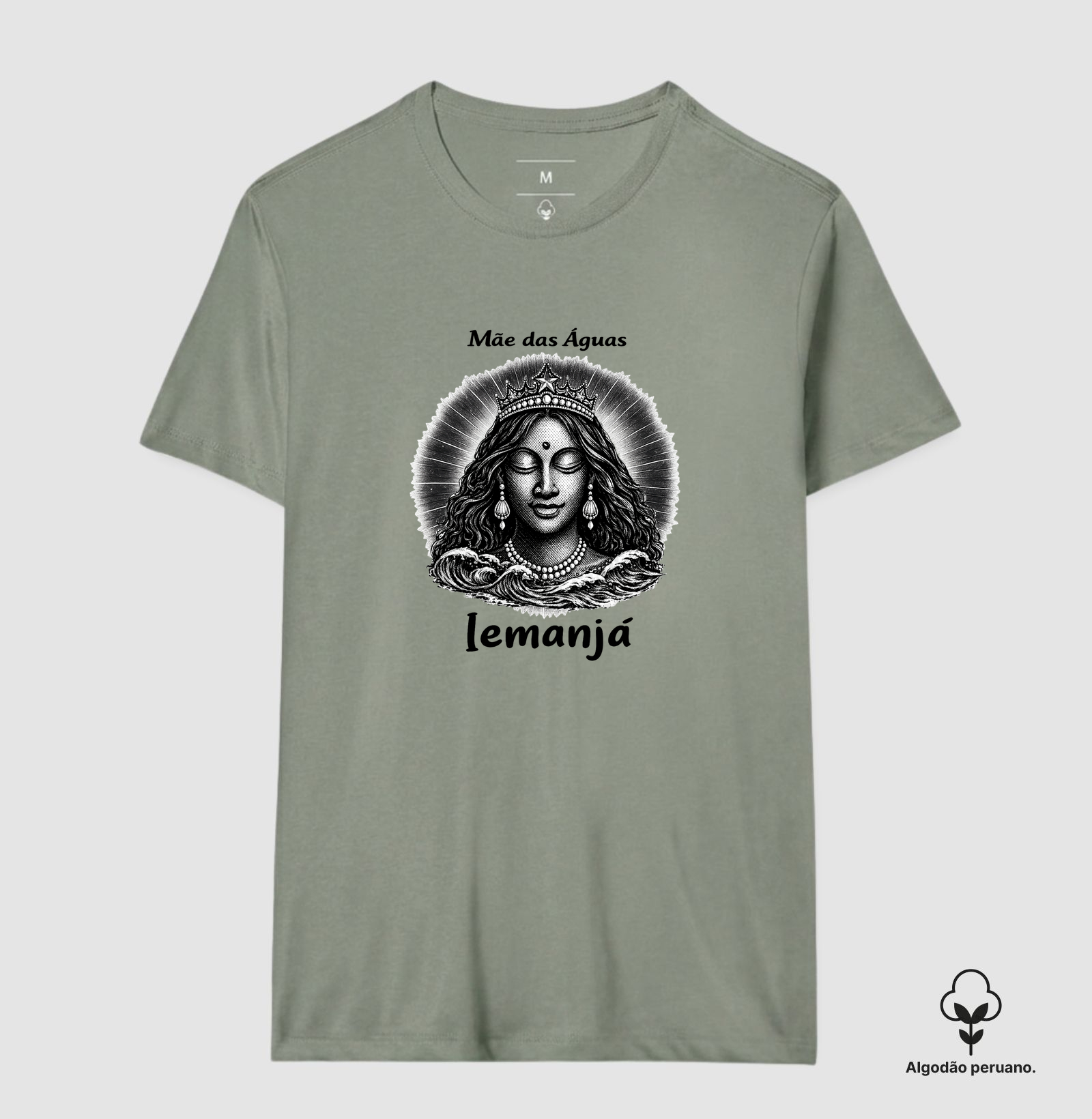 Iemanjá • Mãe das Águas (algodão peruano) - Imagem 11