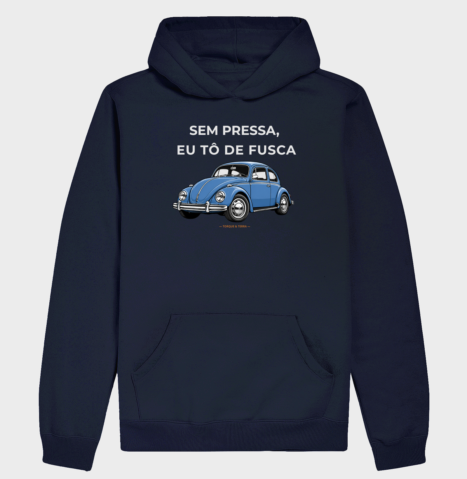 Sem pressa, eu tô de fusca - Azul médio acinzentado - Imagem 4