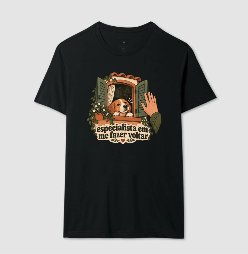 Camiseta Cachorro "especialista em me fazer voltar" | Pelo & Pano - Imagem 2