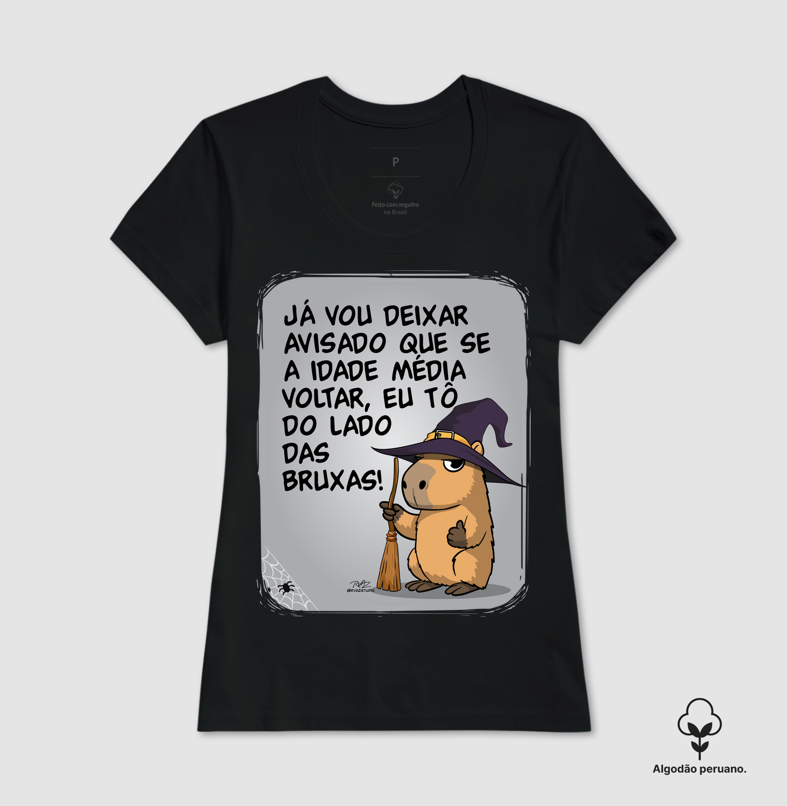 Camiseta Capivara Bruxas - Imagem 6