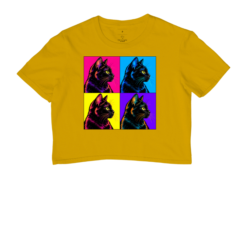 Gato Preto Pop Art - Imagem 8