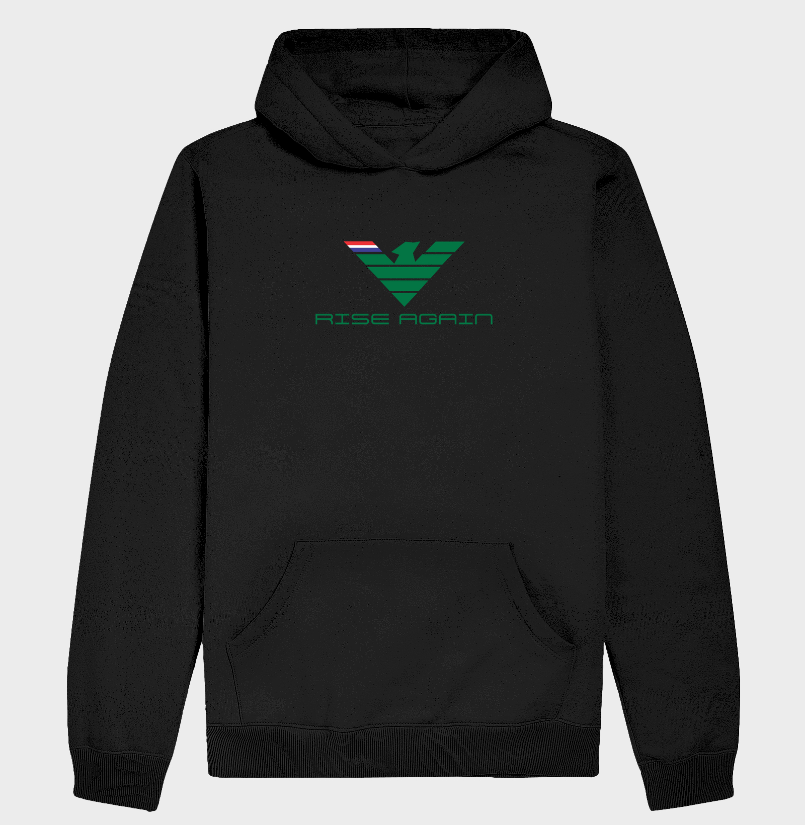 🌿 RISE AGAIN | Estampa Exclusiva  Renove seu estilo com a poderosa estampa RISE AGAIN, uma arte que representa superação, evolução e a capacidade de sempre se reerguer. Com design geométrico moderno em verde intenso e detalhes inspirados nas cores da Tailândia, esta composição transmite energia, equilíbrio e determinação. - Imagem 2