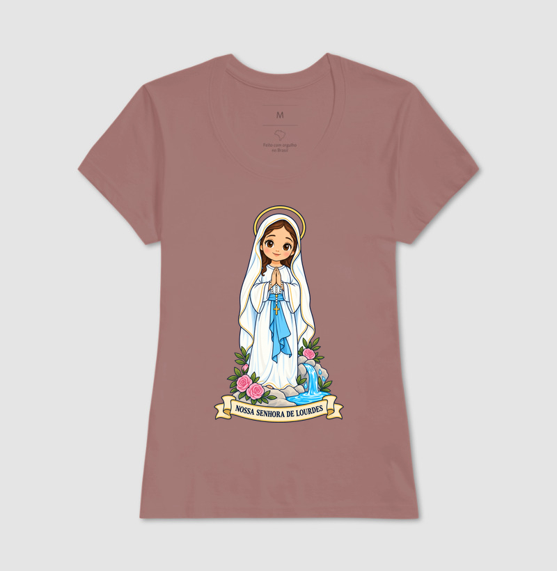 Nossa Senhora de Lourdes estilo chibi - Imagem 15
