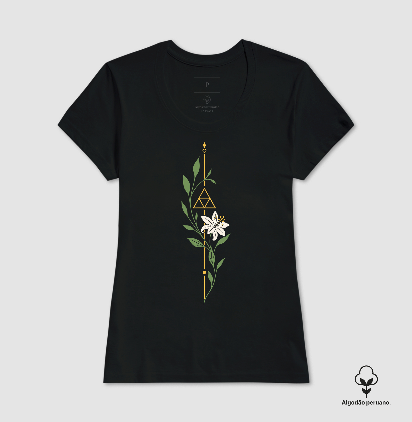Pingente da Triforce – Flor e Folhagem - Imagem 2