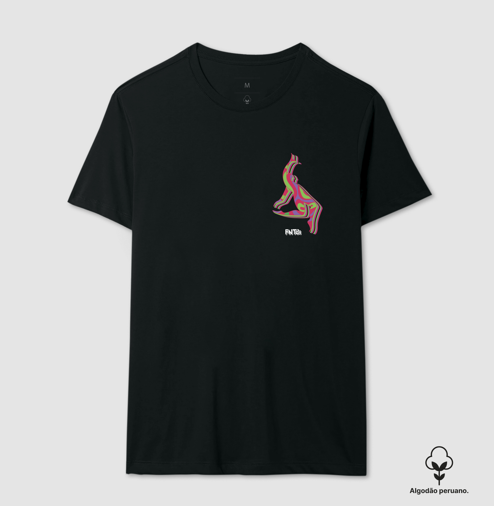 T-SHIRT "FANTASIA" / SER DANÇANTE MINIMALISTA (ALGODÃO PERUANO)