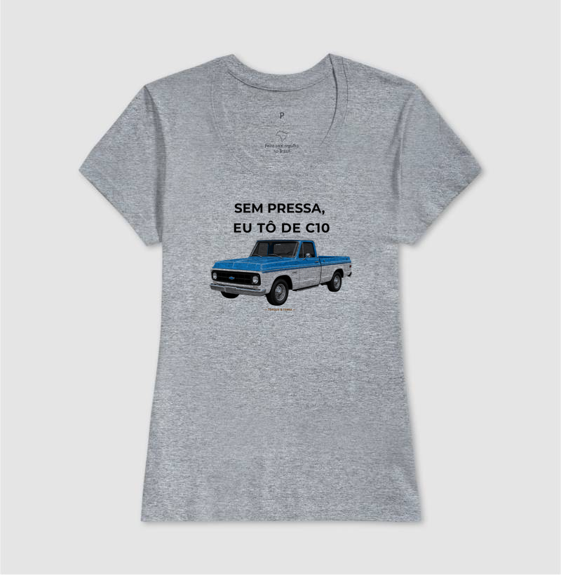 Sem pressa, eu tô de C10 - azul e branca - Imagem 9