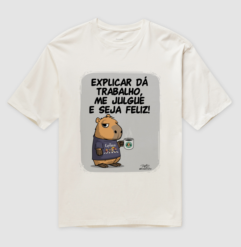 Camiseta Capivara me julgue - Imagem 4