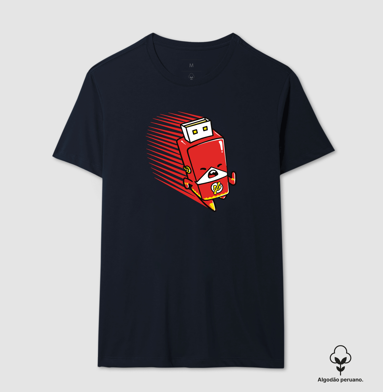 Camiseta Algodão Peruano Flash-Drive - Imagem 5