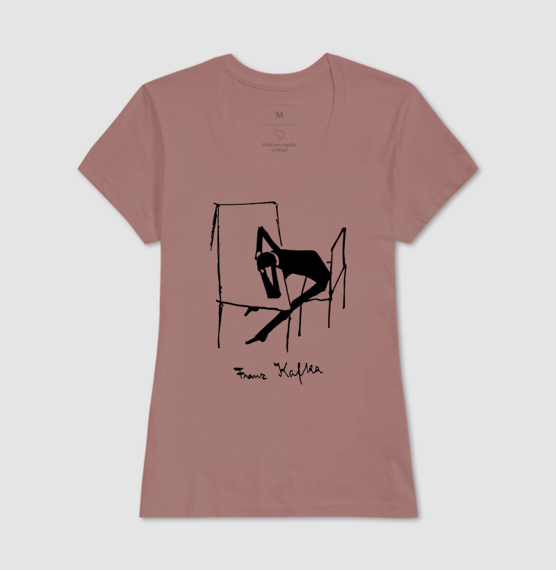 Camiseta Minimalista Escritor Franz Kafka - Imagem 13