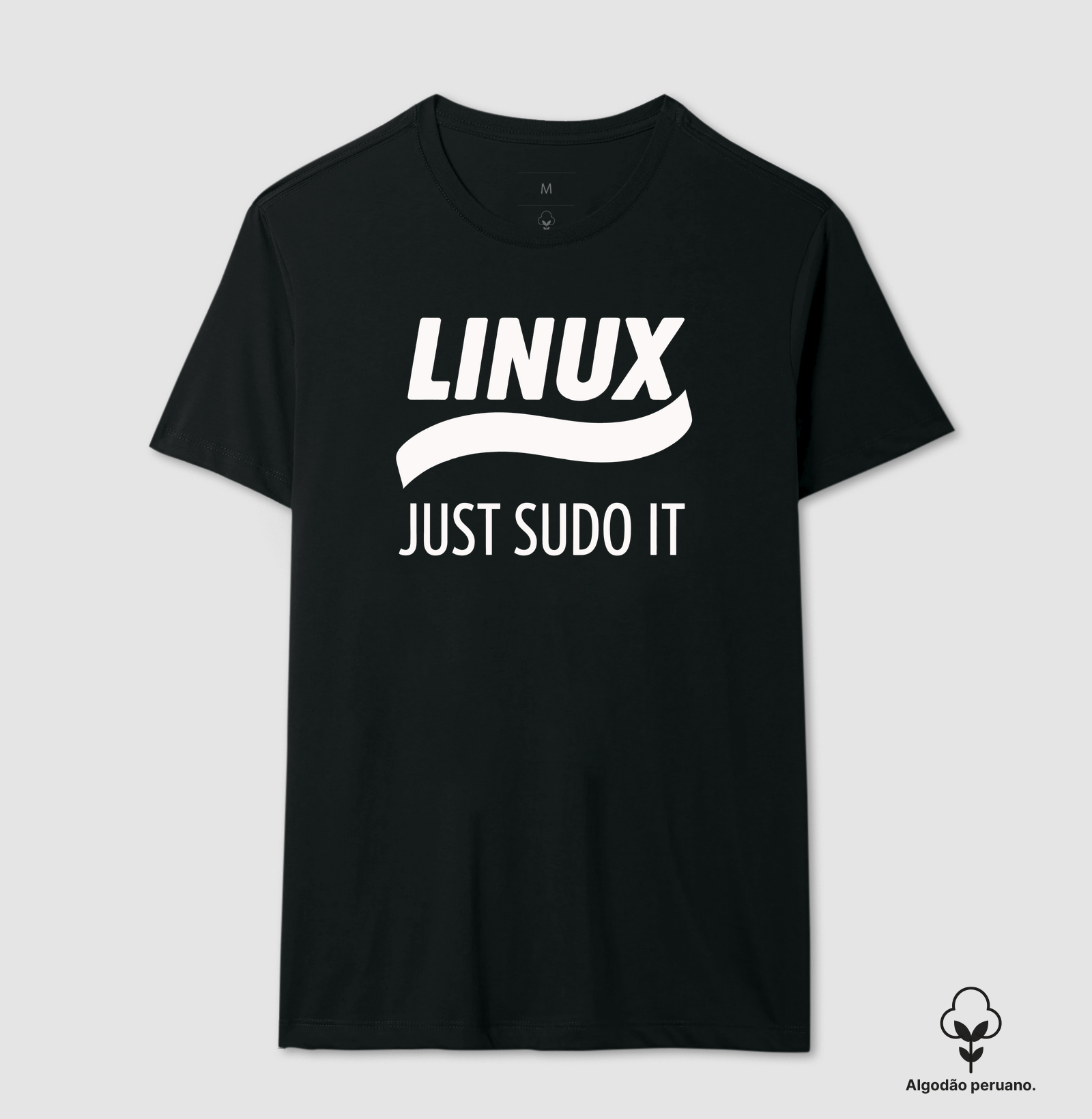 Camiseta Algodão Peruano Just Sudo It - Imagem 4
