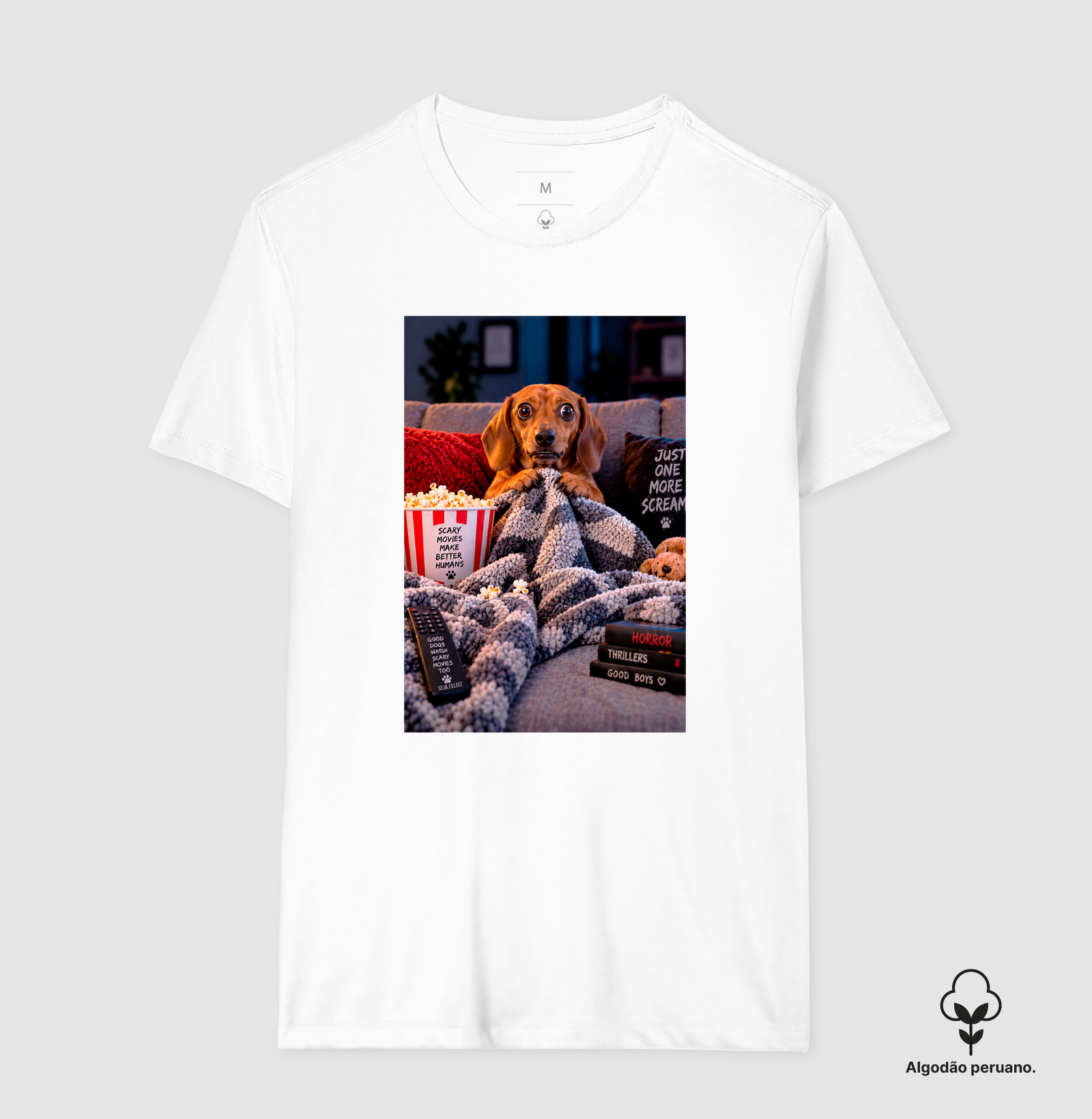 🍿👻 Scary Movie Night — Dachshund Edition 🐶🖤 - Imagem 7