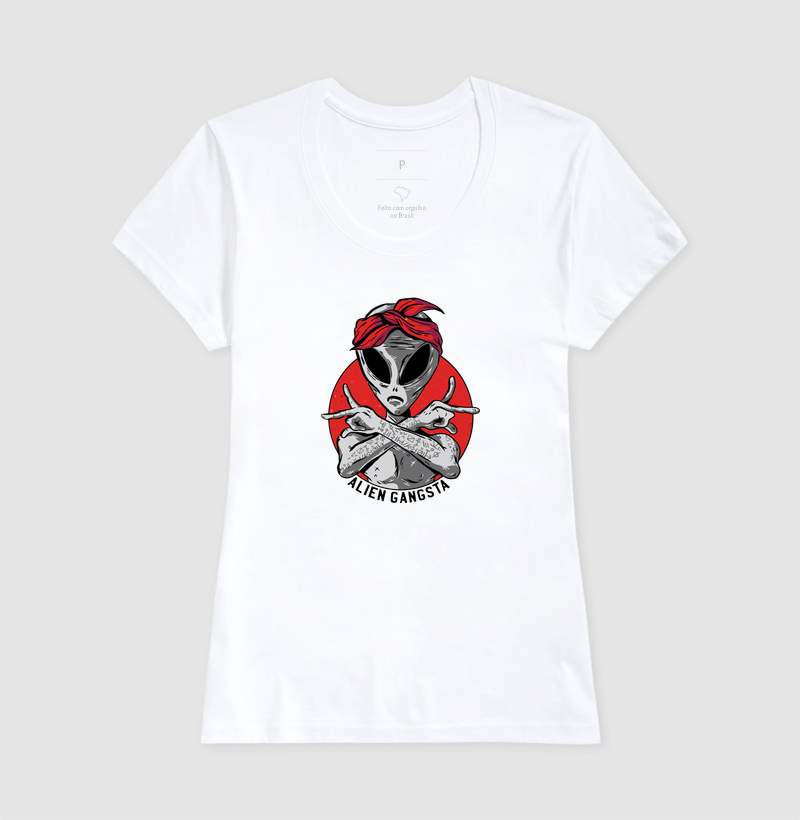 Camiseta Alien Gangsta - Imagem 3