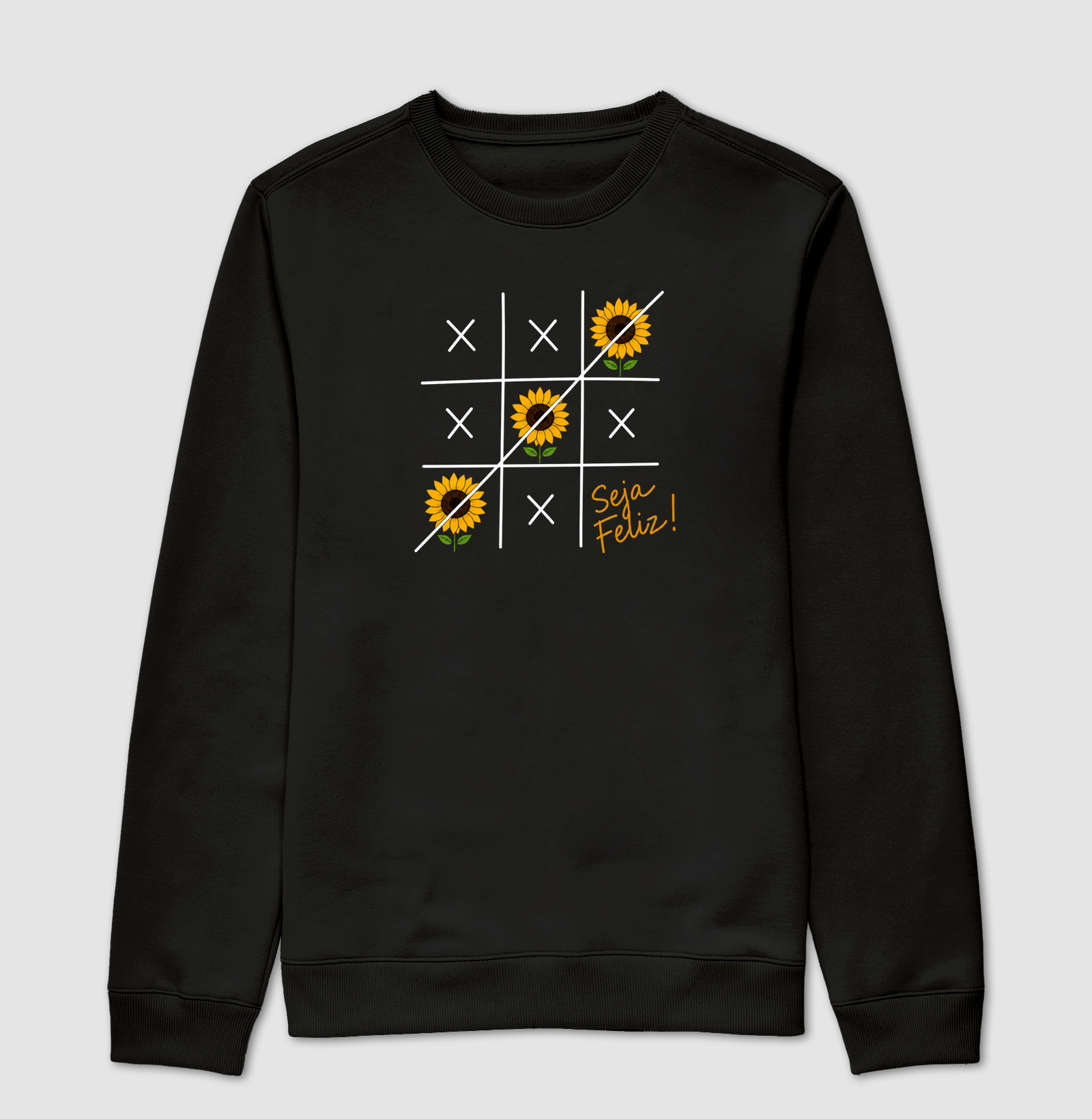 Camiseta Seja Feliz Girassol - Imagem 4