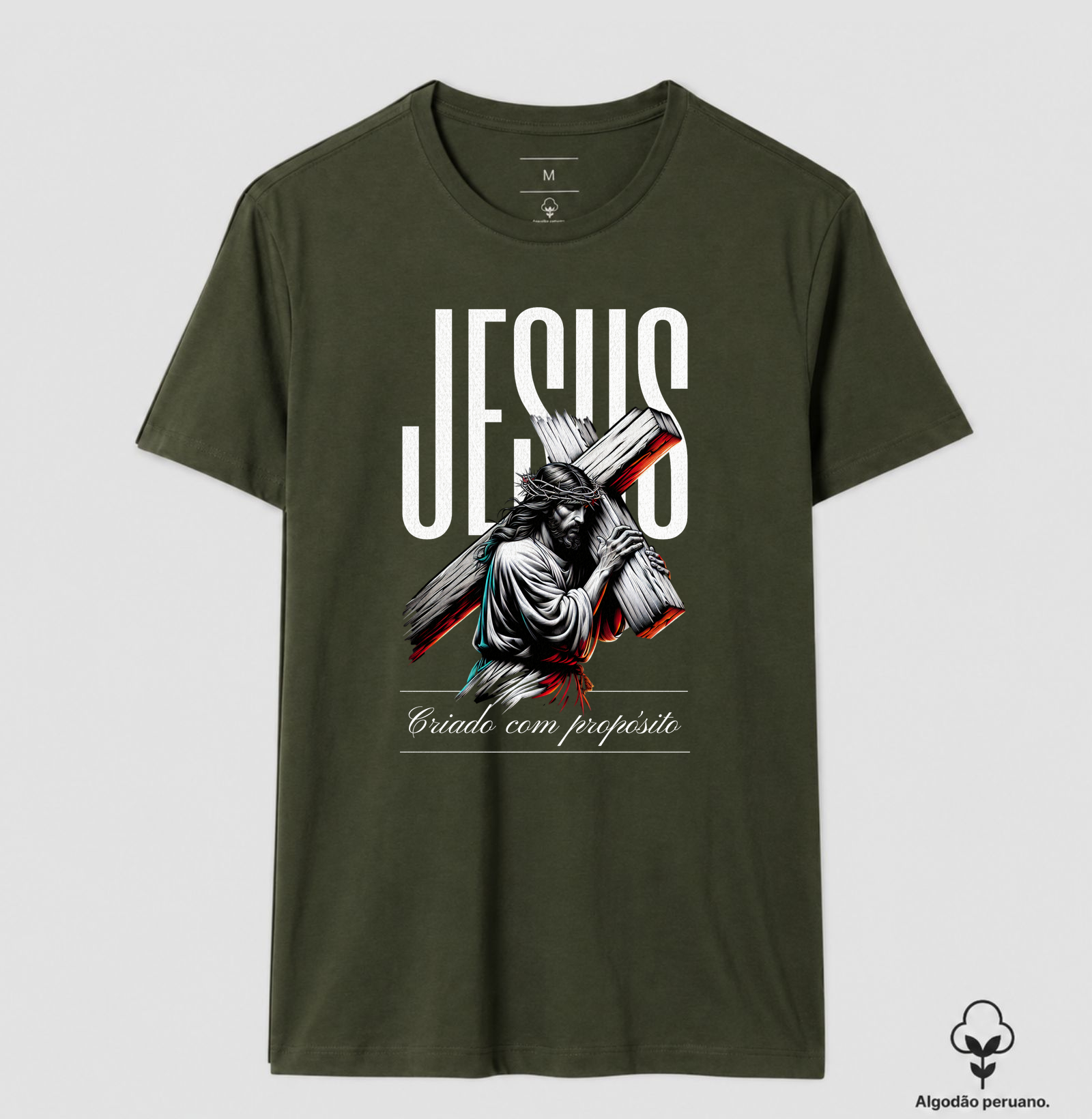 Camiseta Criado Com Propósito - Imagem 4