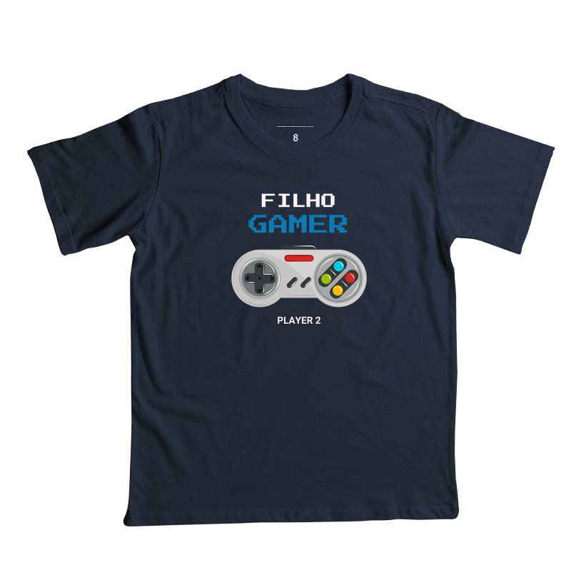 Camiseta Infantil Filho Gamer Player 2 - Imagem 3