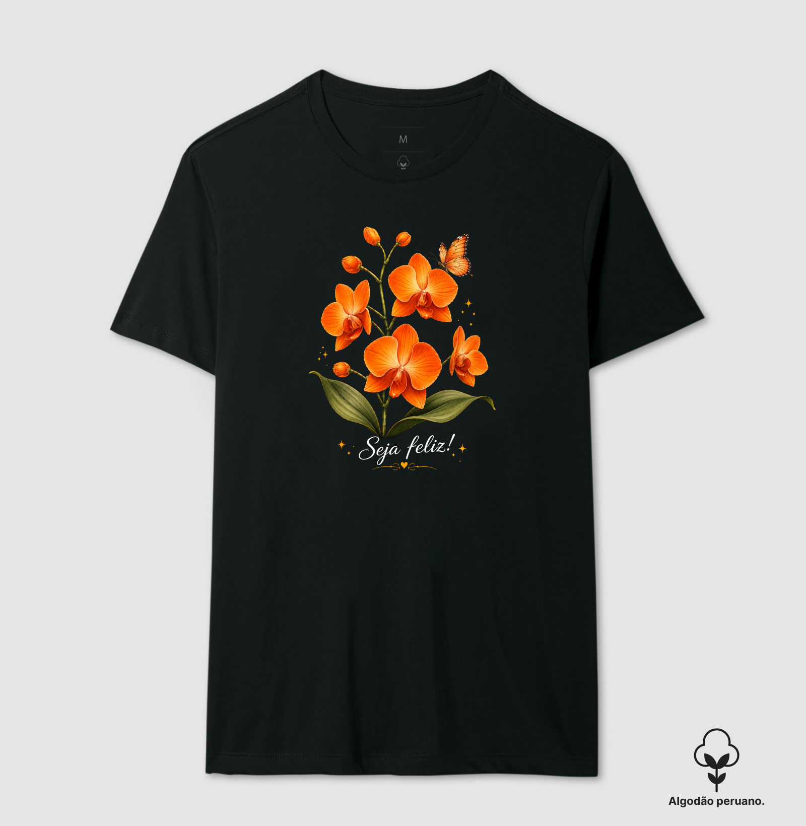 Camiseta Seja Feliz - Imagem 5