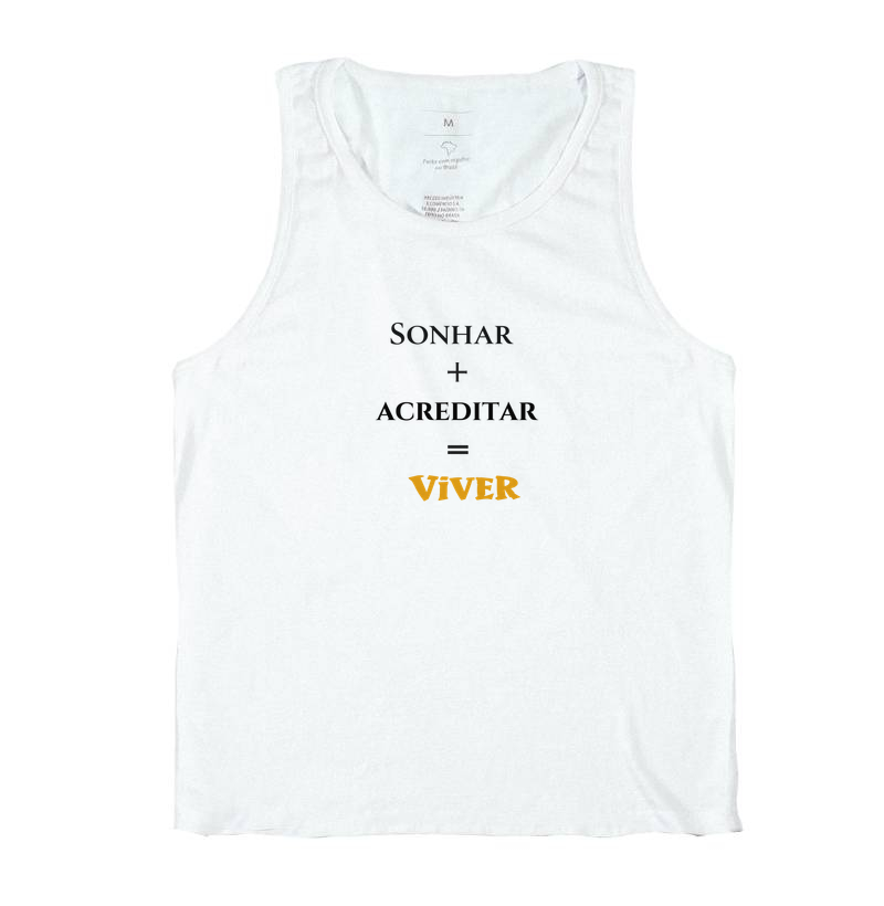 Sonhar • Acreditar • Viver (regata) - Imagem 3