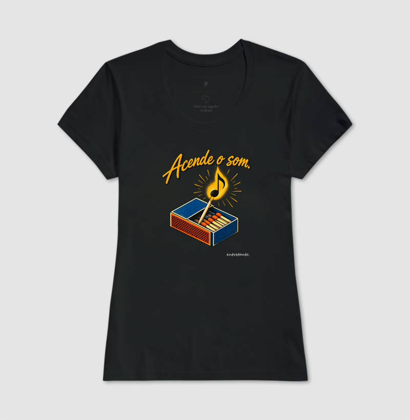 Camiseta Acende o som - Imagem 3