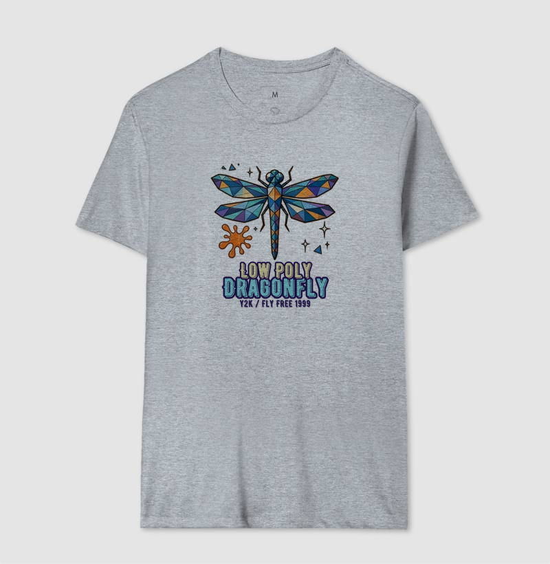 Camiseta Y2K Low Poly Dragonfly - Imagem 8