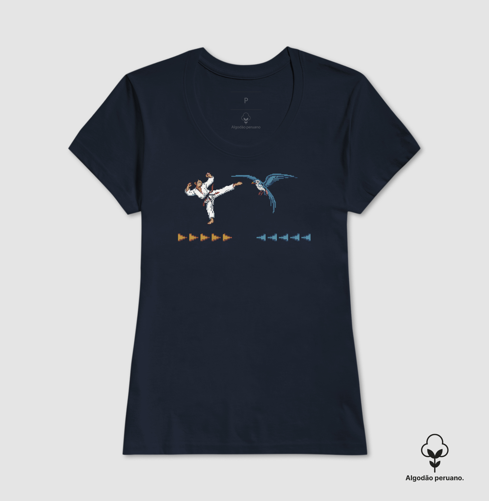 Camiseta Algodão Peruano Penúltima Luta - Imagem 5