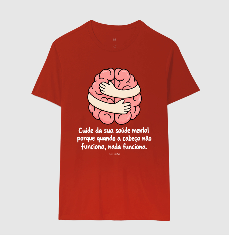 Camiseta Cuide da Sua Saúde Mental - Imagem 10