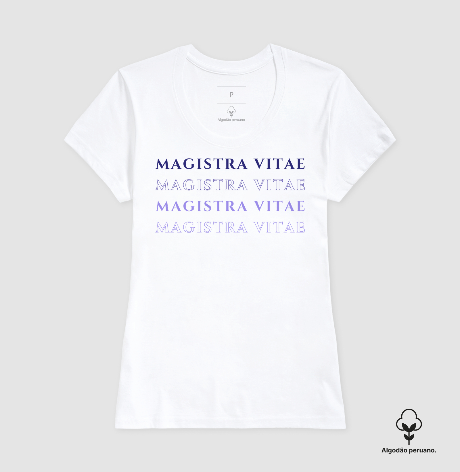 Camiseta Algodão Peruano Magistra Vitae: A História é Mestra da Vida - Imagem 6