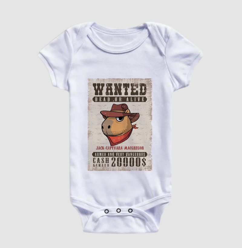 Camiseta Wanted Capivara - Imagem 3