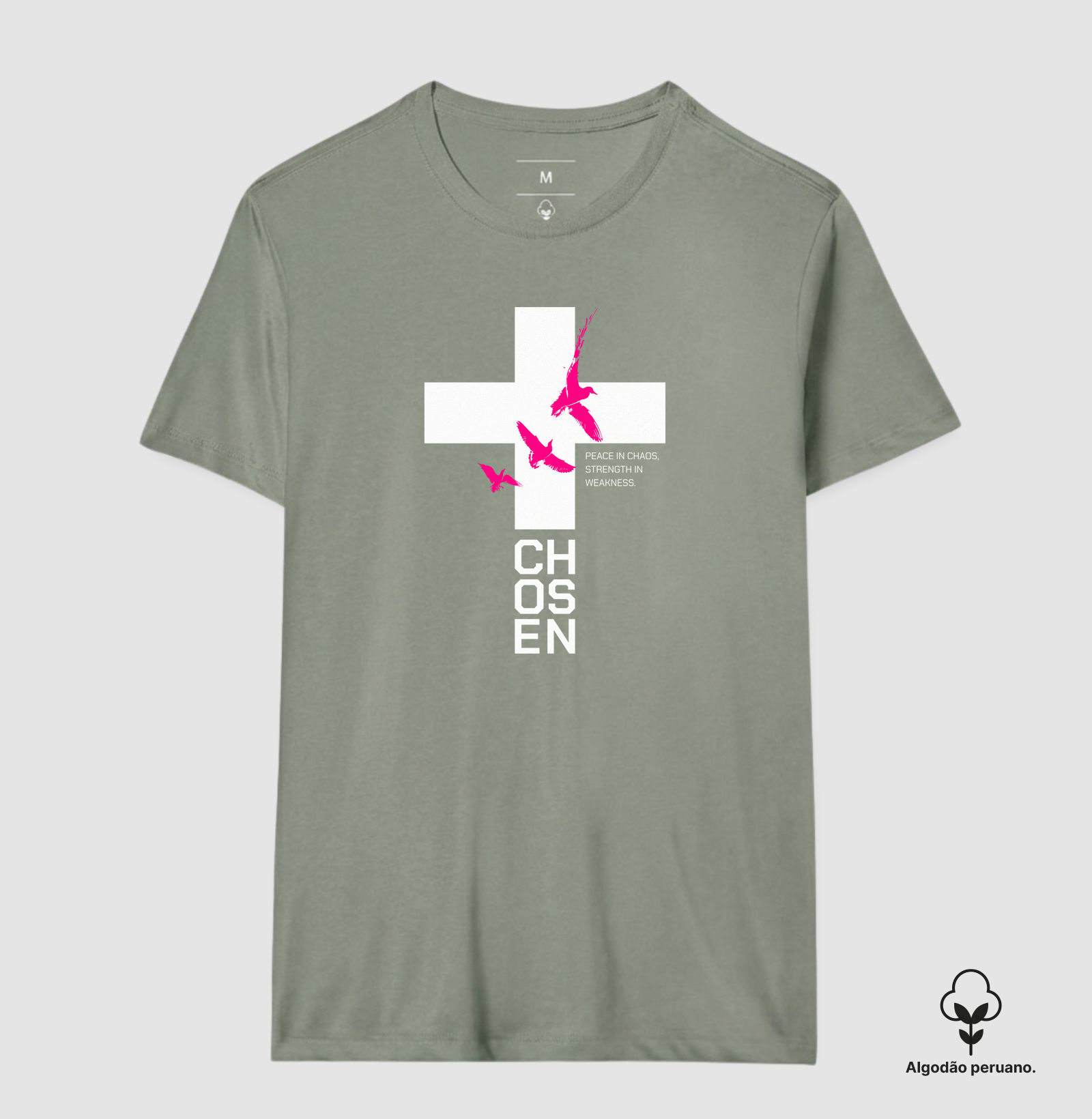 Camiseta Masc. Algodão Peruano Chosen - Imagem 5
