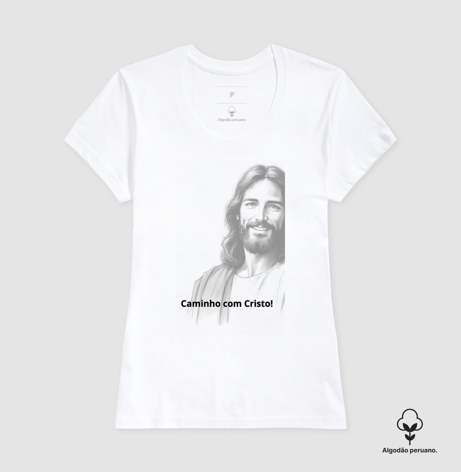 Camiseta Caminho com Cristo - Imagem 3