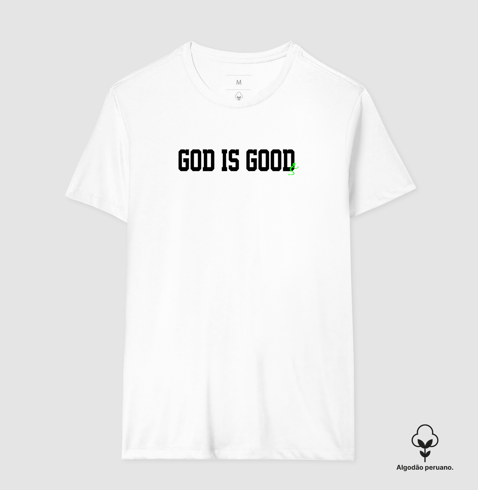Camiseta Algodão Peruano Cristã God Is Good Deus é Bom - Imagem 8