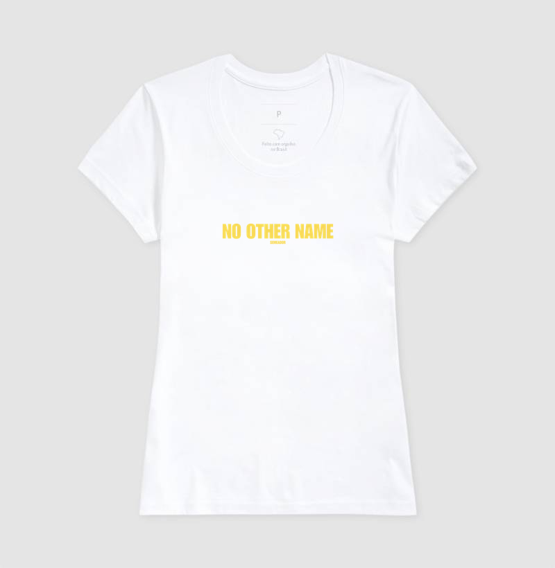 Camiseta Cristã No Other Name Não Há Outro Nome - Imagem 5