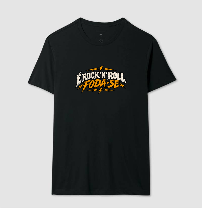 Camiseta É Rock’n’Roll Foda-se - Imagem 2