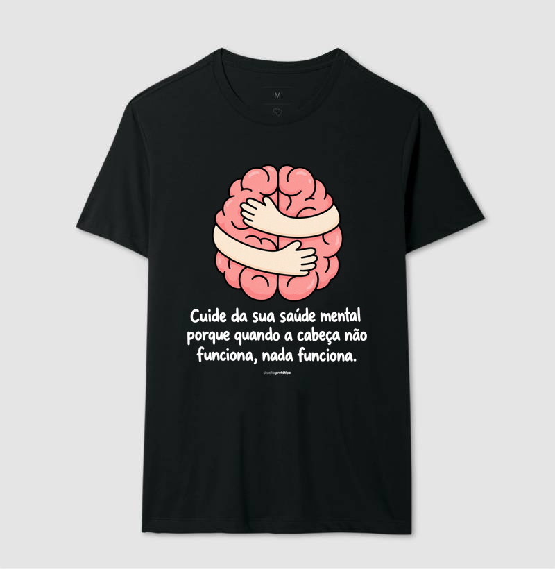 Camiseta Cuide da Sua Saúde Mental - Imagem 2
