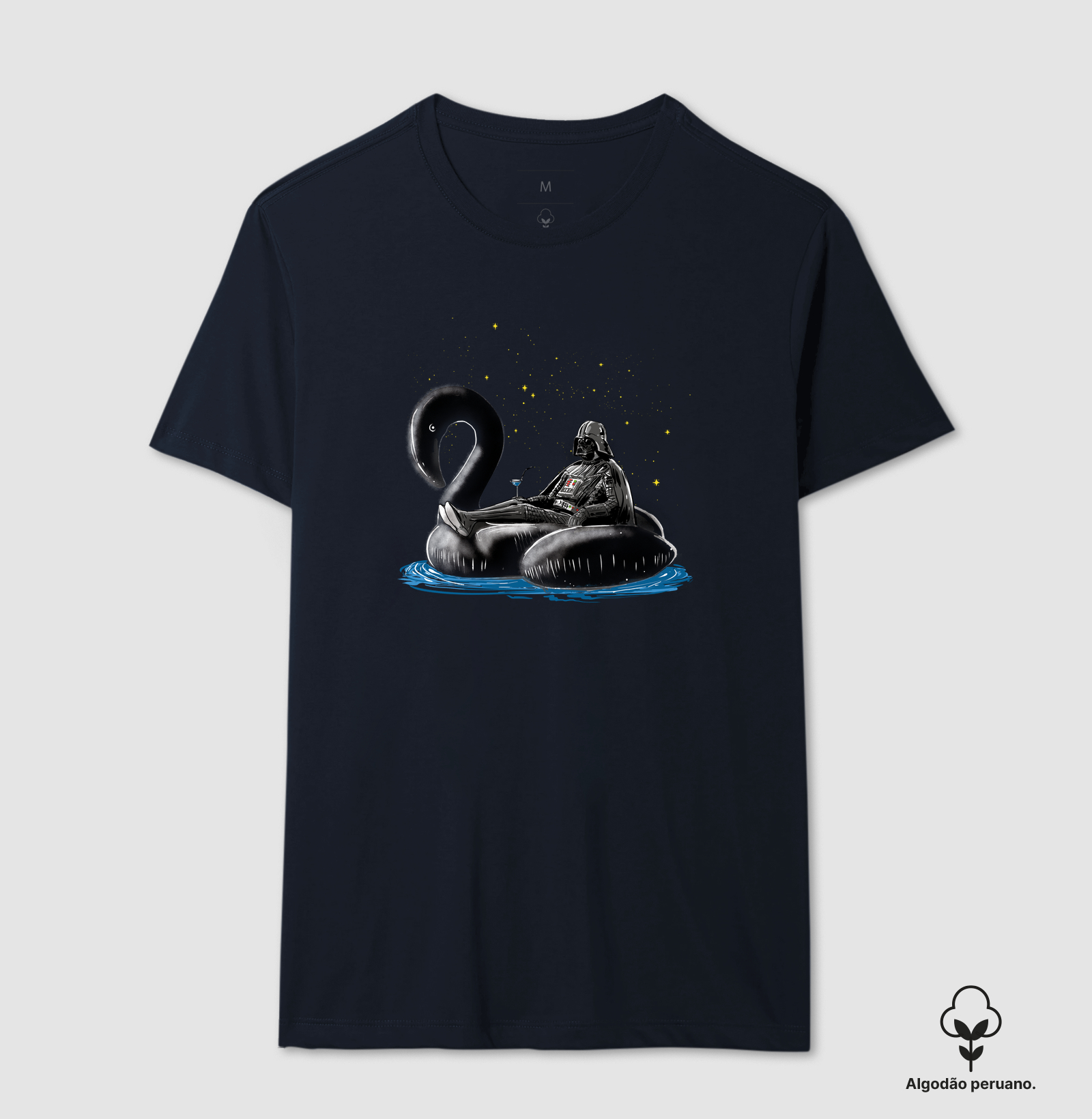 Camiseta Dark Side of The Swimming Pool 2 Algodão Peruano - Imagem 4