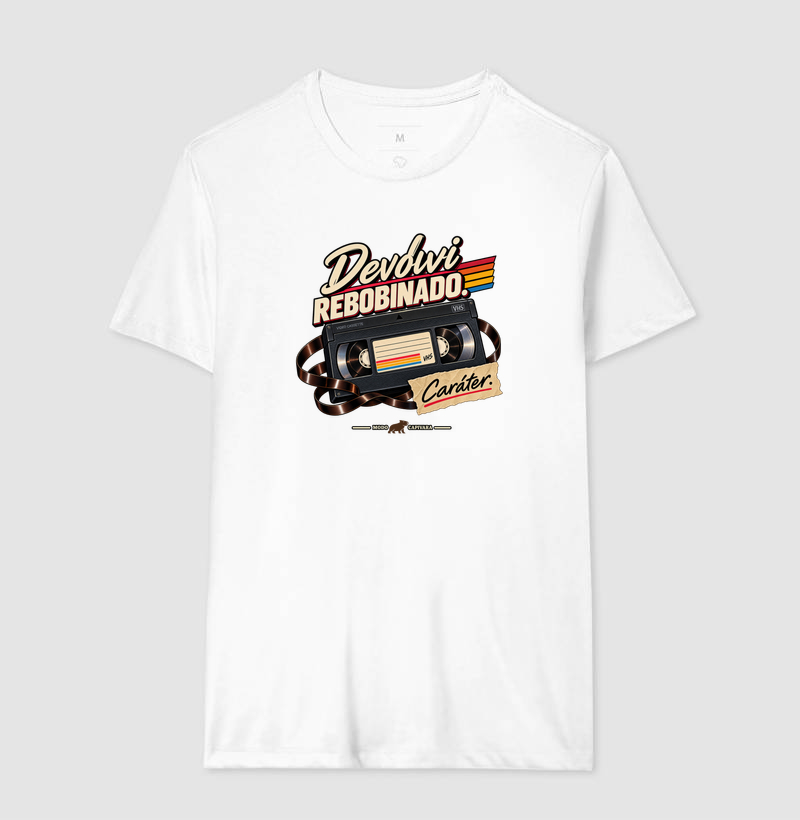 DEVOLVI REBOBINADO - Modo capivara - Camiseta - Imagem 6