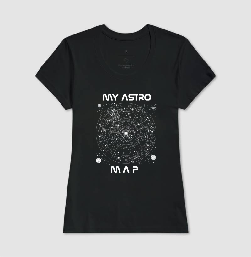 Camiseta - "My Astro Map" - Imagem 4