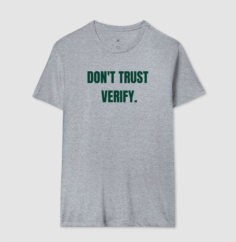 Camiseta Bitcoin Não Confie Verifique - Imagem 10