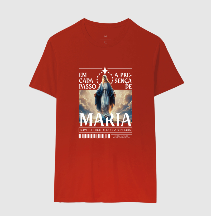 Camiseta Em Cada Passo A Presença de Maria - Imagem 8