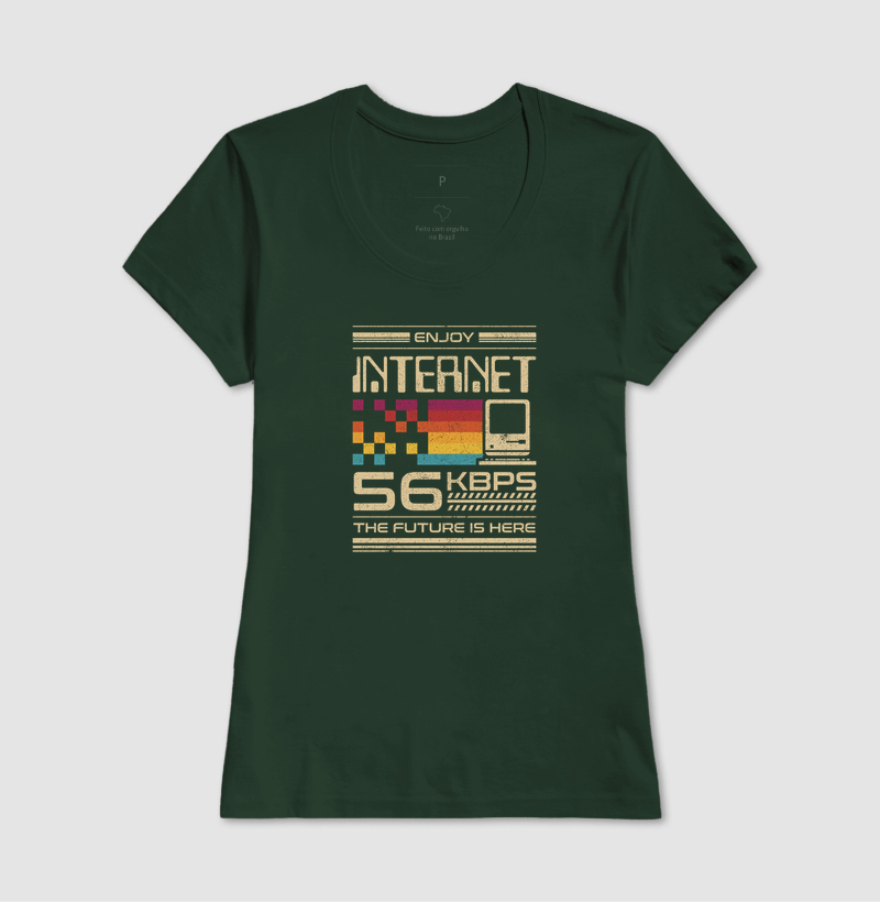 Camiseta Aproveite a Internet a 56kbps - Imagem 7