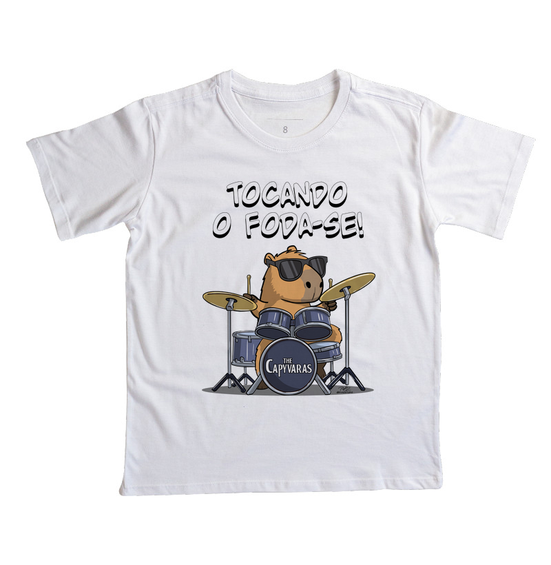 Camiseta Capivara Tocando o Foda-se - Imagem 2