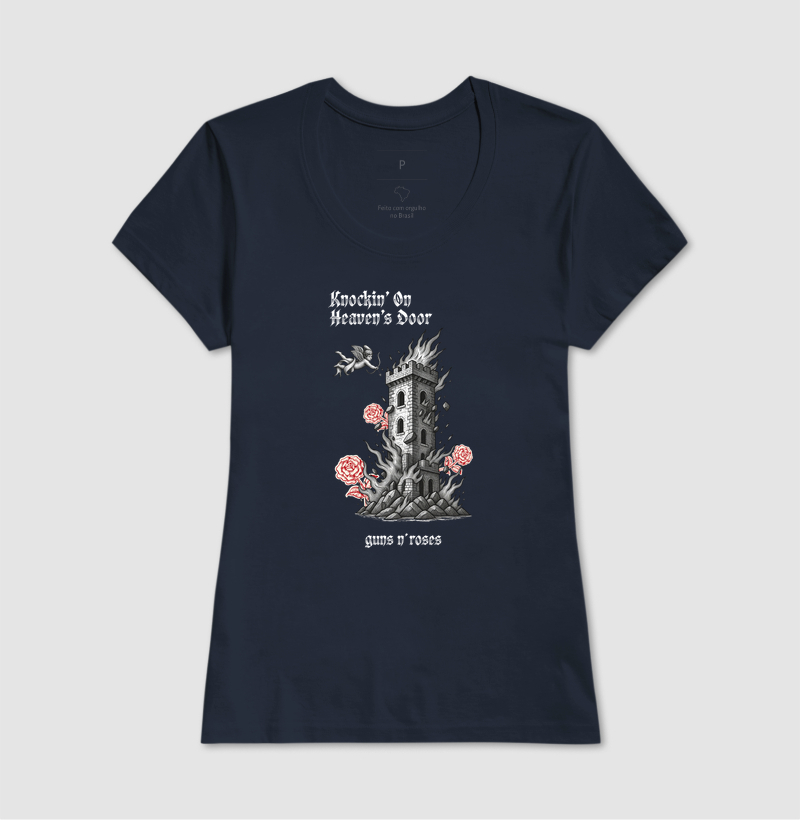  Camiseta Torre Guns Coleção Música. Masculino e feminino. Algodão Premium. - Imagem 5
