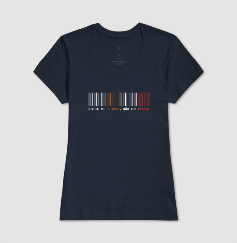 Camiseta Confie no Bitcoin, Não nos Bancos - Imagem 9