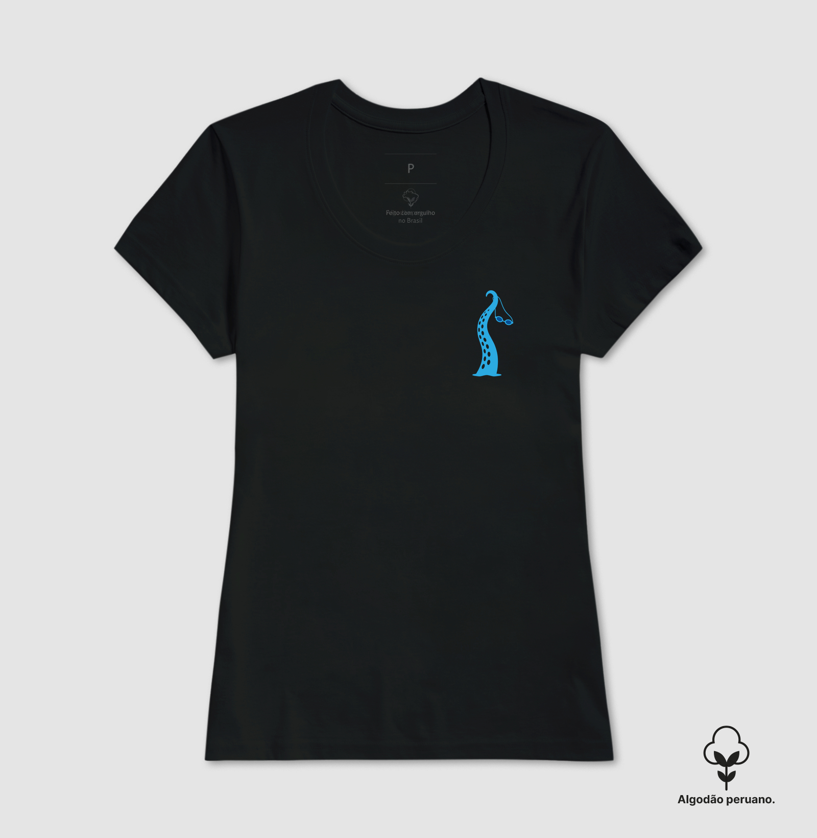 Camiseta Algodão Peruano - Raia Nove - Tentáculos - Imagem 5