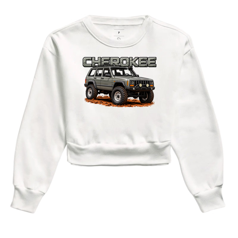 Moletom cropped feminino Cherokee - Imagem 6