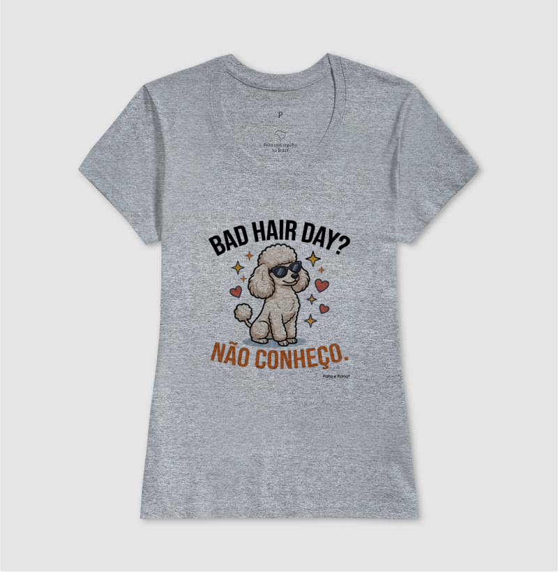 CAMISETA POODLE BAD HAIR - Imagem 9